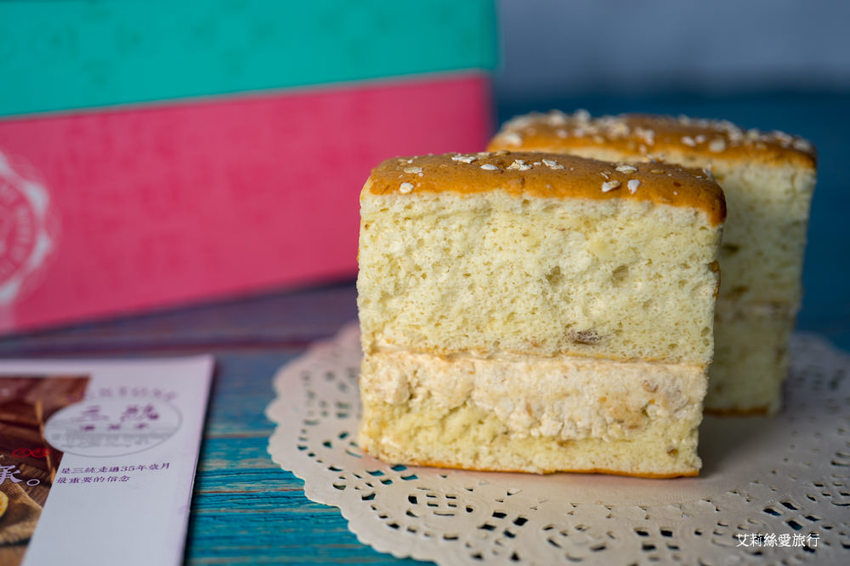 三統漢菓子 燕麥高纖奶霜蛋糕 獨特細緻奶霜搭配燕麥蛋糕 彌月試吃團購甜點推薦 - 艾莉絲愛旅行