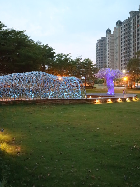 聚竹蚵地景藝術：【高雄旅遊】讓愛與祝福"聚"在一起，竹蚵地景藝術