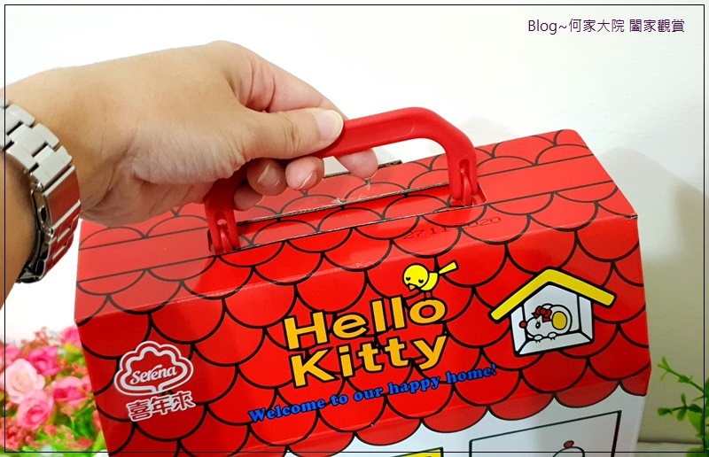 喜年來蛋捲 Hello Kitty芝麻蛋捲手提蛋捲禮盒 04.jpg
