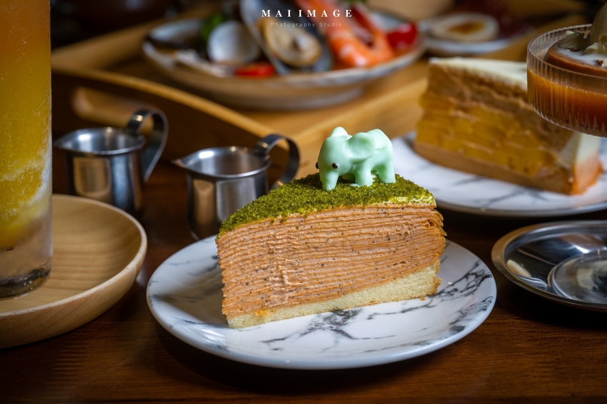 你絕對沒吃過的泰新鮮SEAFOOD涼麵、泰式奶茶千層蛋糕,今年夏天『好咖』給你滿滿的泰味~『好咖Howcup』中原大學美食