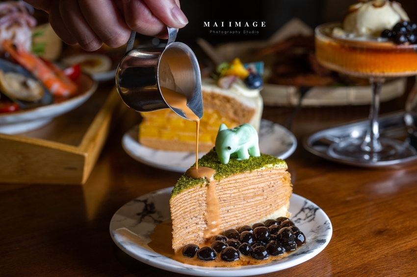 你絕對沒吃過的泰新鮮SEAFOOD涼麵、泰式奶茶千層蛋糕,今年夏天『好咖』給你滿滿的泰味~『好咖Howcup』中原大學美食