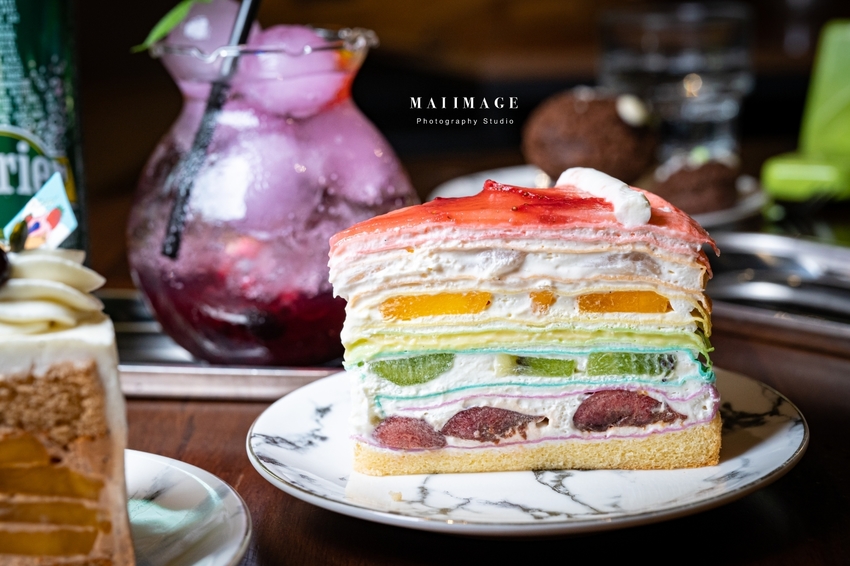 全台cp值最高水果千層在中壢，5種高檔新鮮水果入千層一片只要160元，沒吃過別說你是千層控。