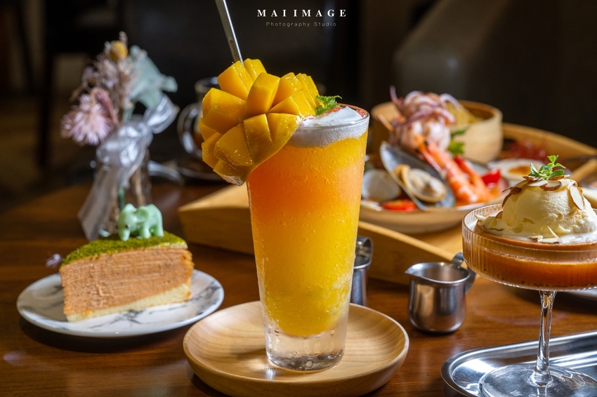 你絕對沒吃過的泰新鮮SEAFOOD涼麵、泰式奶茶千層蛋糕,今年夏天『好咖』給你滿滿的泰味~『好咖Howcup』中原大學美食