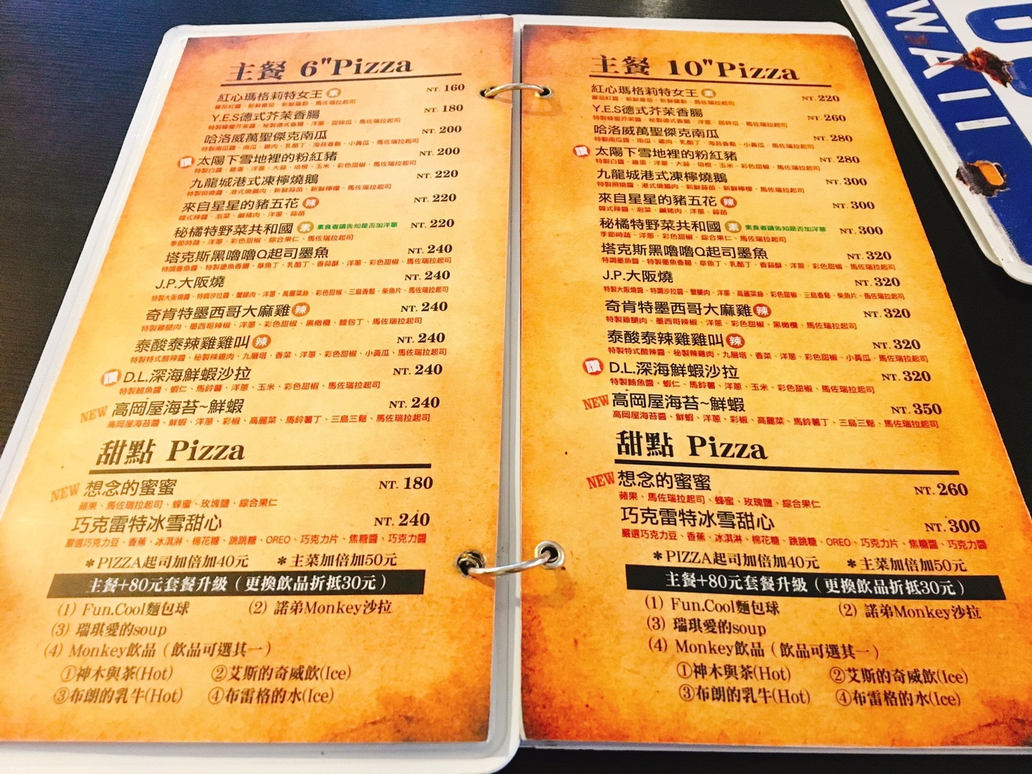 【台中】大里 工業風格猴子披薩 義式料理與披薩 朋友聚餐好選擇