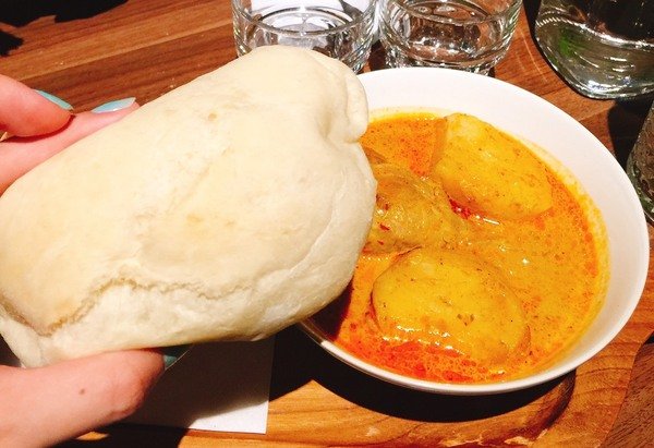 caffe le mani琢手咖啡：【內湖優質咖啡推薦】Caffè Le MANI 琢手咖啡~南洋咖哩佐麵包、芥末火腿巧巴達香濃順口~充滿異國情調的印尼曼特寧不但甘醇還帶有獨特迷人藥草香喔!