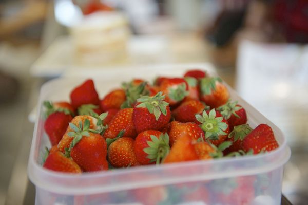 窩吧:季節限定草莓鬆餅塔