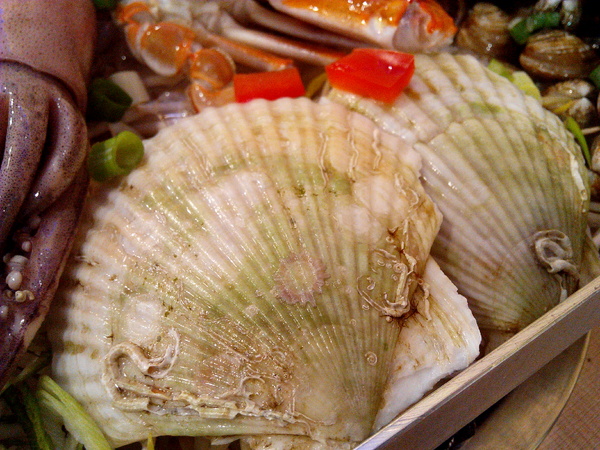 OMAYA春川炒雞(台南永華店)： ☆口碑券No.11☆【臺南Ω中西區】Omaya春川炒雞（永華店）。釜山巨無霸海鮮盆，各種新鮮食材超澎湃