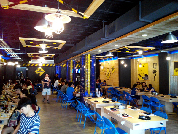 OMAYA春川炒雞(台南永華店)： ☆口碑券No.11☆【臺南Ω中西區】Omaya春川炒雞（永華店）。釜山巨無霸海鮮盆，各種新鮮食材超澎湃