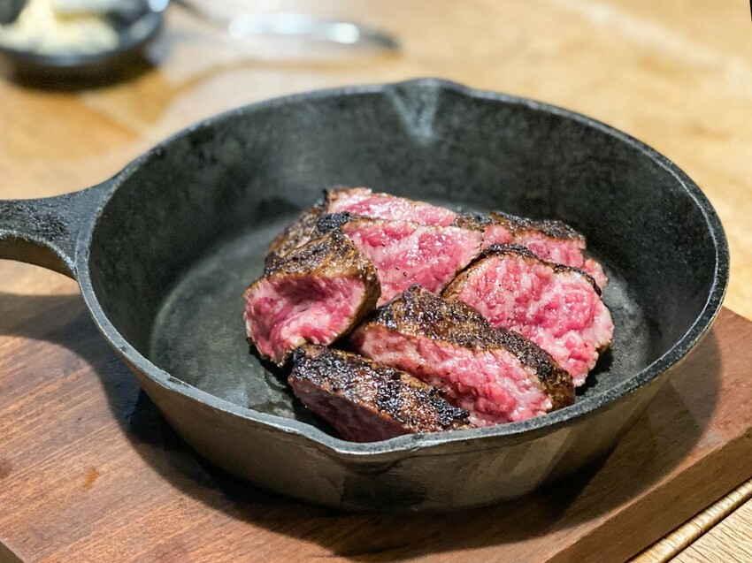 ｜台中美食｜FORE restaurant 柴燒牛排｜精緻質感約會餐廳 乾式熟成牛排必點