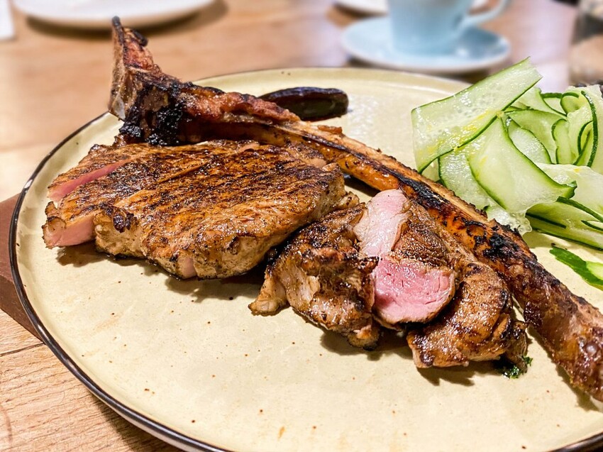 ｜台中美食｜FORE restaurant 柴燒牛排｜精緻質感約會餐廳 乾式熟成牛排必點