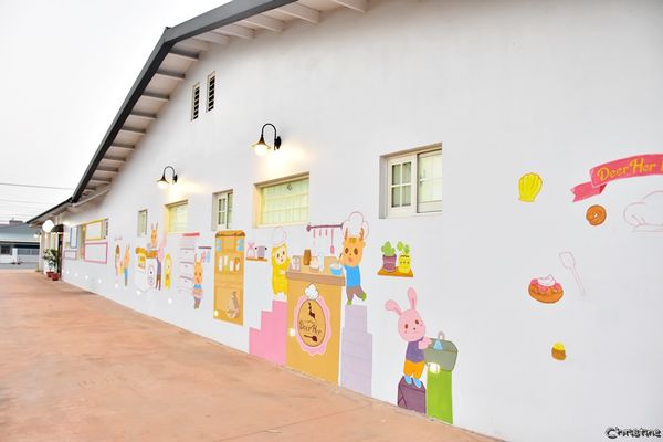 【彰化。美食】和美 / Deer Her 甜點廚房,手工喜餅,夢幻繽紛花海牆,手工喜餅,少女心噴發,IG熱門打卡