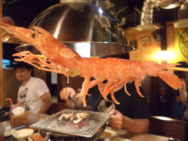 中山區燒肉吃到飽推薦!!炙燒Bar-天使紅蝦+燒肉奢華組合好享受