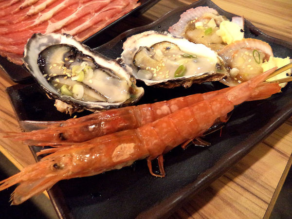 中山區燒肉吃到飽推薦!!炙燒Bar-天使紅蝦+燒肉奢華組合好享受