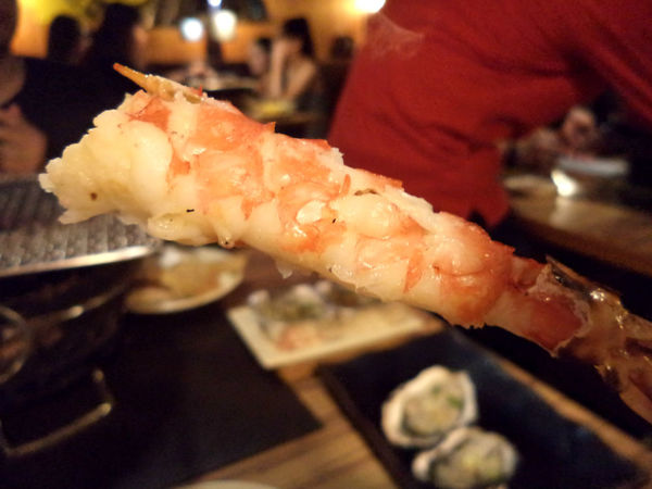 中山區燒肉吃到飽推薦!!炙燒Bar-天使紅蝦+燒肉奢華組合好享受