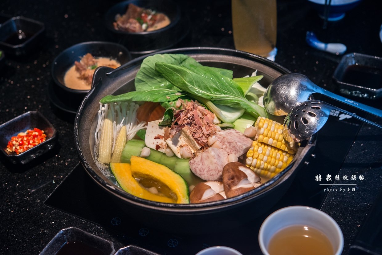 鍋物食記|囍聚精緻鍋物|鹿兒島A5+和牛翼板與頂級神戶盤克夏黑豚的極致鍋物藝品饗宴|捷運國父紀念館鍋物推薦| - 麥仔の生活日記