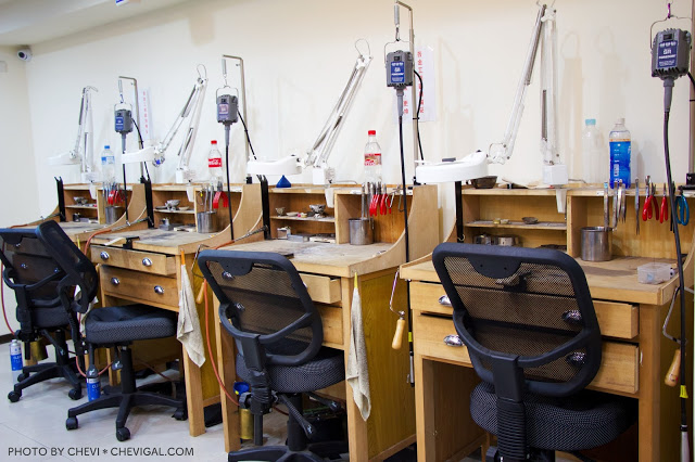 台中北屯│喬安格斯珠寶學院＊台中金工體驗課程推薦。原來自己也能做出質感飾品！