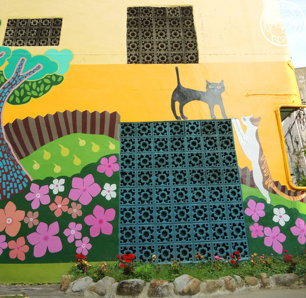 銀同社區藝術彩繪：作伙來企投【台南･銀同里彩繪巷弄 貓咪高地】貓咪控的好去處