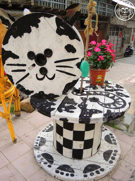 銀同社區藝術彩繪：作伙來企投【台南･銀同里彩繪巷弄 貓咪高地】貓咪控的好去處