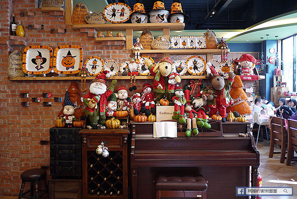 台中草悟道【南瓜屋魔女露露的廚房】滿滿南瓜圍繞童話故事主題風餐廳。草悟道義式料理