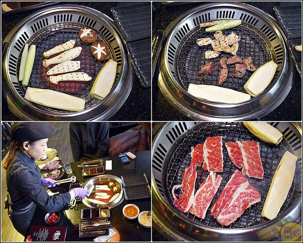 潼阪 帝王蟹黑毛牛 頂級燒烤：台中帝王蟹吃到飽。潼阪帝王蟹黑毛牛頂級燒烤。專人代烤零失敗。食材高檔服務優上餐快吃得很過癮!@sunny吃喝遊樂