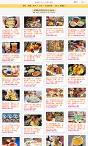 海綿飽飽的鳳梨城堡的美食牆