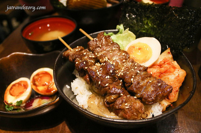 【捷運劍潭/捷運公館】直火人燒肉丼飯屋－平價燒肉丼，提供白飯味噌湯吃到飽! @J&A的旅行