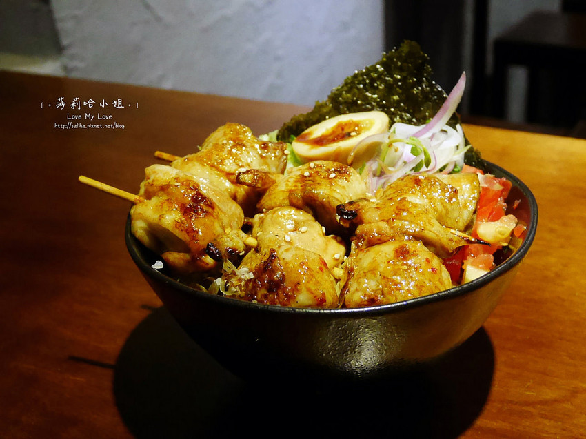 士林直火人燒肉丼飯屋串燒雞肉蓋飯 (2)