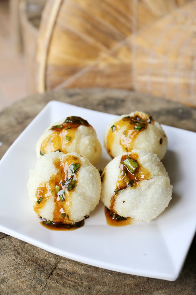 南庄必吃，老家米食堂，客家大湯圓，炸湯圓，南庄手工麵，電視報導南庄美食