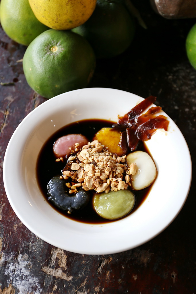 南庄必吃，老家米食堂，客家大湯圓，炸湯圓，南庄手工麵，電視報導南庄美食