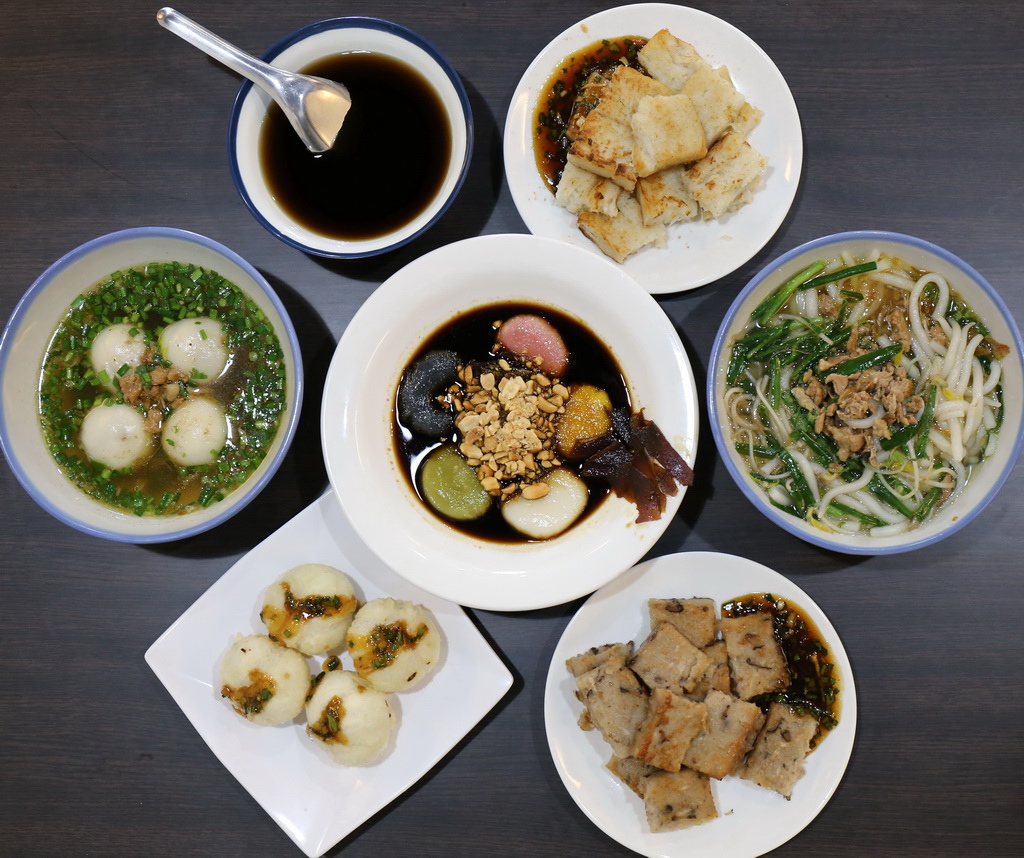 南庄必吃，老家米食堂，客家大湯圓，炸湯圓，南庄手工麵，電視報導南庄美食