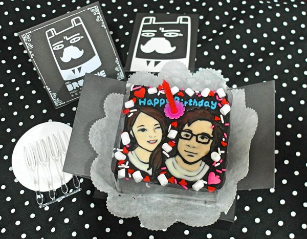 mr.BROWNIE 黑熊先生巧克力布朗尼:❤️美食❤️【台北。大安】mr.BROWNIE 黑熊先生巧克力布朗尼★好評程度爆表/詢問超高客製化蛋糕/專屬布朗尼蛋糕