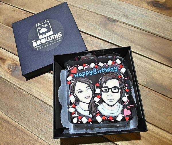 mr.BROWNIE 黑熊先生巧克力布朗尼:❤️美食❤️【台北。大安】mr.BROWNIE 黑熊先生巧克力布朗尼★好評程度爆表/詢問超高客製化蛋糕/專屬布朗尼蛋糕