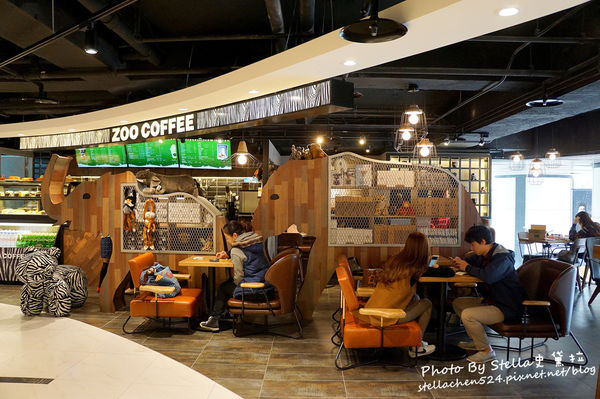 【咖啡廳】都市的動物園咖啡廳ZOO COFFEE(台灣一號店)★微風南京/韓國咖啡廳/大象裝潢
