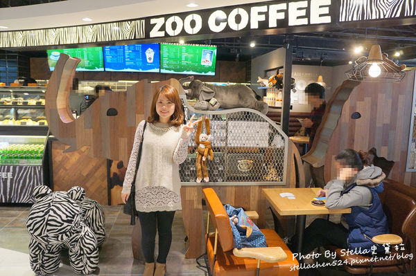 【咖啡廳】都市的動物園咖啡廳ZOO COFFEE(台灣一號店)★微風南京/韓國咖啡廳/大象裝潢