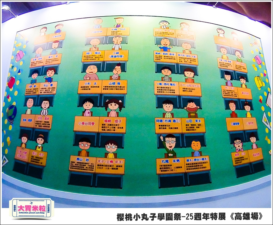 櫻桃小丸子學園祭-25週年特展(高雄場)@大胃米粒0034.jpg