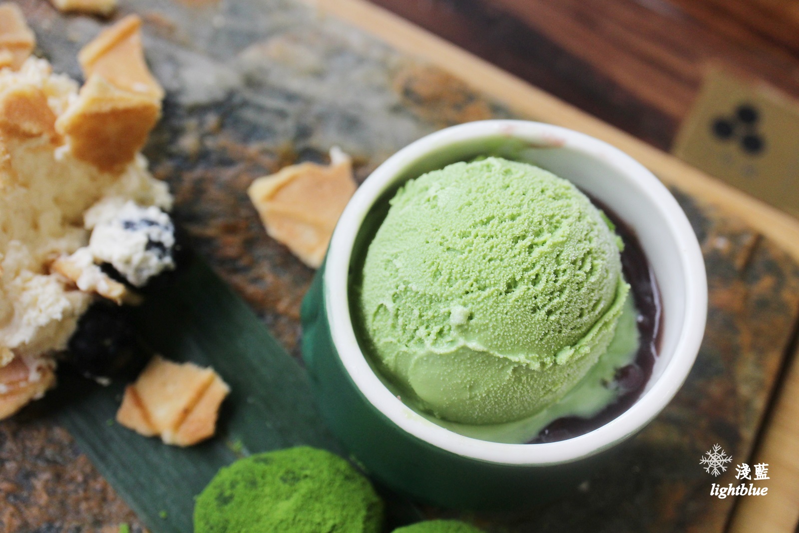 台中美食：淺藍 × 三星丸～草莓季限定必吃草莓御判燒、山城花魁、山城盛宴，滿滿的抹茶加草莓大平台!