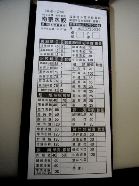 南京水餃鍋貼專賣店：[台中西區]南京水餃鍋貼專賣，鍋貼真的很不賴~可以去認識看看。