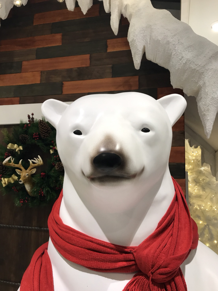 【中壢】大江國際購物中心｜聖誕節假日好去處、內有超夢幻北極熊雕像及雪屋