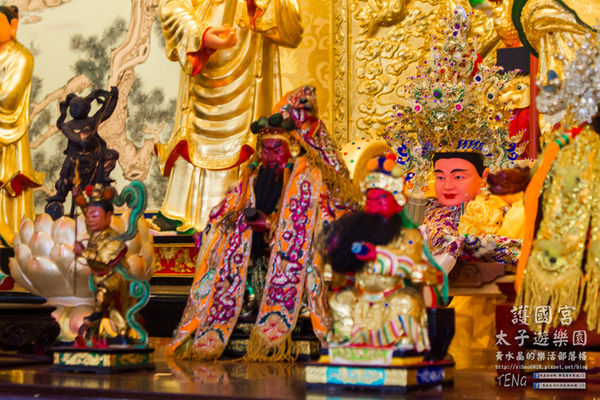 護國宮太子遊樂園|桃園新春必遊廟宇;大年初一免費玩到大年初五;全台之最~八尺六寸泥塑三太子神像。