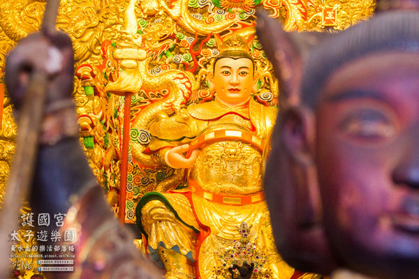 護國宮太子遊樂園|桃園新春必遊廟宇;大年初一免費玩到大年初五;全台之最~八尺六寸泥塑三太子神像。