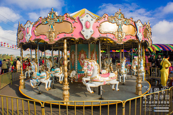 護國宮太子遊樂園|桃園新春必遊廟宇;大年初一免費玩到大年初五;全台之最~八尺六寸泥塑三太子神像。