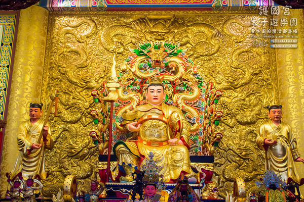 護國宮太子遊樂園|桃園新春必遊廟宇;大年初一免費玩到大年初五;全台之最~八尺六寸泥塑三太子神像。