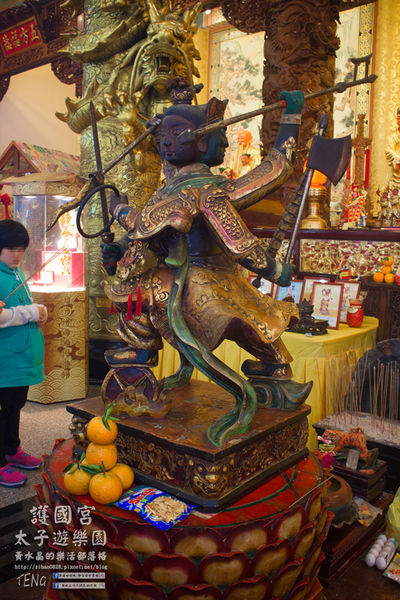 護國宮太子遊樂園|桃園新春必遊廟宇;大年初一免費玩到大年初五;全台之最~八尺六寸泥塑三太子神像。