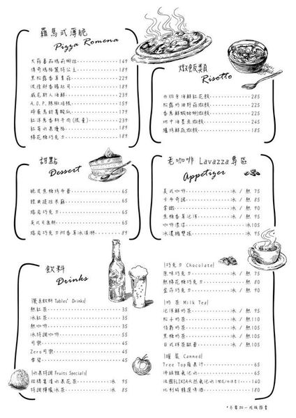 [吃喝]義大利小餐館 希拉2店～關於餐桌 About Tables。