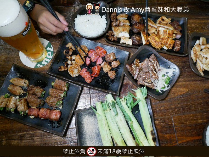 《新竹宵夜》台灣壹碳烤-新竹忠孝總店。碳烤串燒美食。朋友聚餐瘋世足賽的好選擇︱（影片）