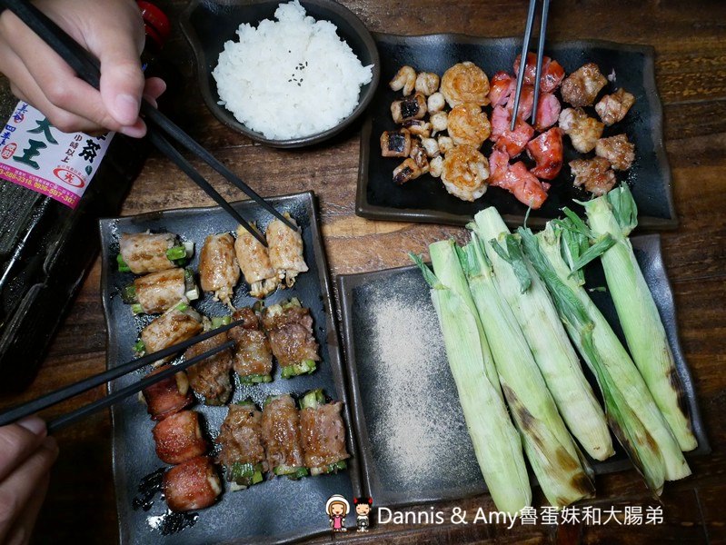 《新竹宵夜》台灣壹碳烤-新竹忠孝總店。碳烤串燒美食。朋友聚餐瘋世足賽的好選擇︱（影片）