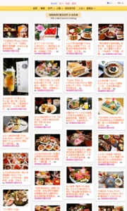 海綿飽飽的鳳梨城堡的美食牆