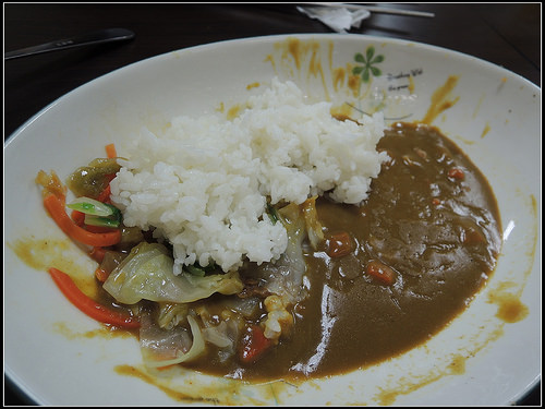 【新北食記】林口‧雙醬咖哩(林口)~湯品、飲料自助、可加飯