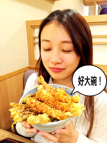 [台北松山美食] 天吉屋 半熟蛋 天使紅蝦 大份量天婦羅丼飯 東區微風廣場