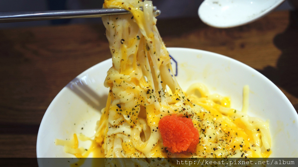 明太子起司蛋拌烏龍麵